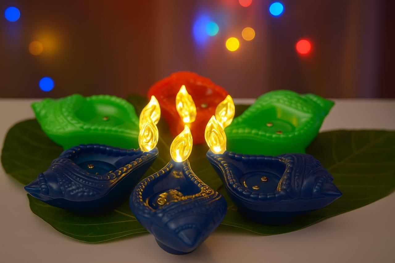 Shankh Water Sensor LED Diya 🪔