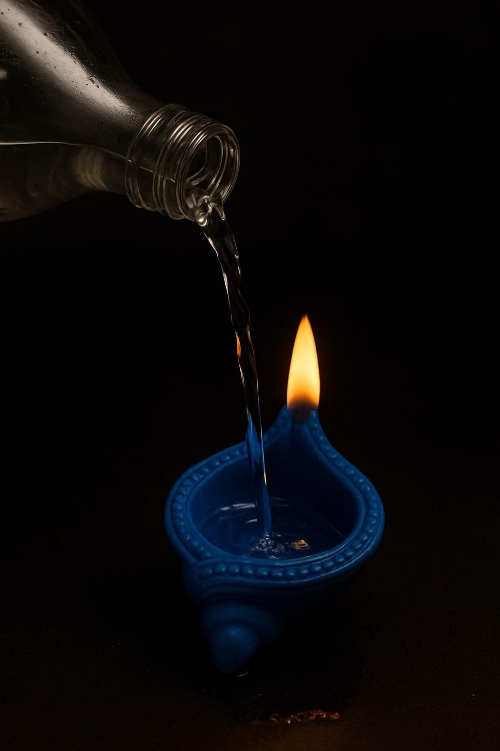 Shankh Water Sensor LED Diya 🪔